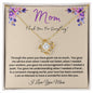 Mom Thank You For Everything Love Knot Necklace.