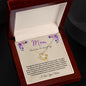 Mom Thank You For Everything Love Knot Necklace.