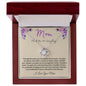 Mom Thank You For Everything Love Knot Necklace.