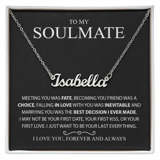 My Soulmate | Fate - Custom Name Necklace